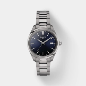 PR 100 Women Blue Analog Stainless Steel Watch T1502101104100 budget    watches    watches classic
