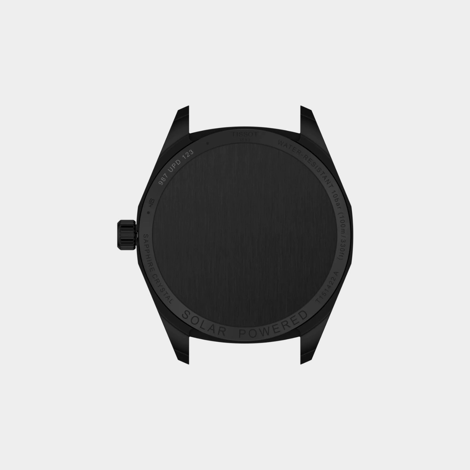 PRC 100 Solar Unisex Black Dial Analog Stainless Steel Watch T1514223305100