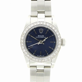 Pre Owned Rolex Oyster Perpetual Diamond Set Ladies Watch 67180 RW0490 (1997) 