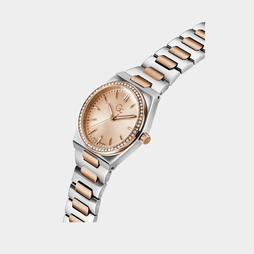 Prodigy Women Quartz Rose Gold Dial Analog Stainless Steel Watch Z38003L3MF