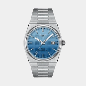 PRX Powermatic 80 Automatic Men Ice blue chameleon Dial Analog Stainless Steel Watch T1374071135101 budget    watches    watches classic