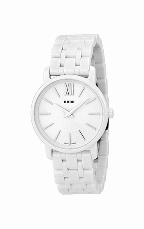 Rado DiaMaster Roman Mini R14065017 Ceramic Womens Watch Round Case Sapphire Crystal Quartz Women??s luxury watches Affordable women watches