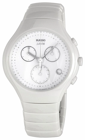 Rado Diastar True Chronograph White Ceramic Womens Watch Quartz Date Diamonds R27832702 Women??s luxury watches Affordable women watches