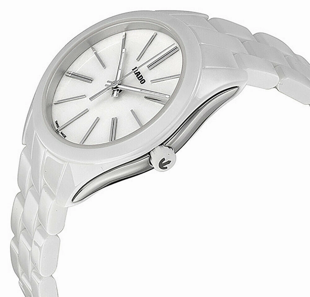 Rado HyperChrome White Ceramic R32321012 Womens Watch Sapphire Crystal Quartz