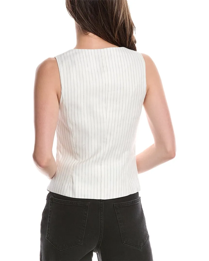 rag & bone Kiana Linen-Blend Vest