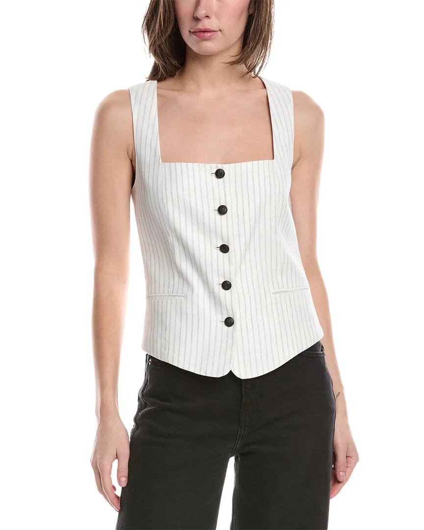 rag & bone Kiana Linen-Blend Vest