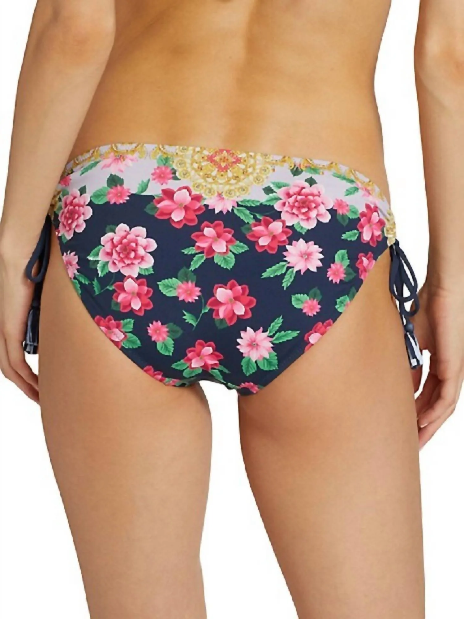 Raina Tassel Bikini Bottom In Multi