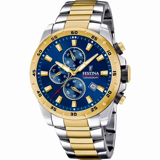 Reloj Festina Blue Dial Stainless Steel Men's Watch F20562/2 