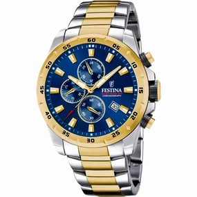 Reloj Festina Blue Dial Stainless Steel Men's Watch F20562/2 
