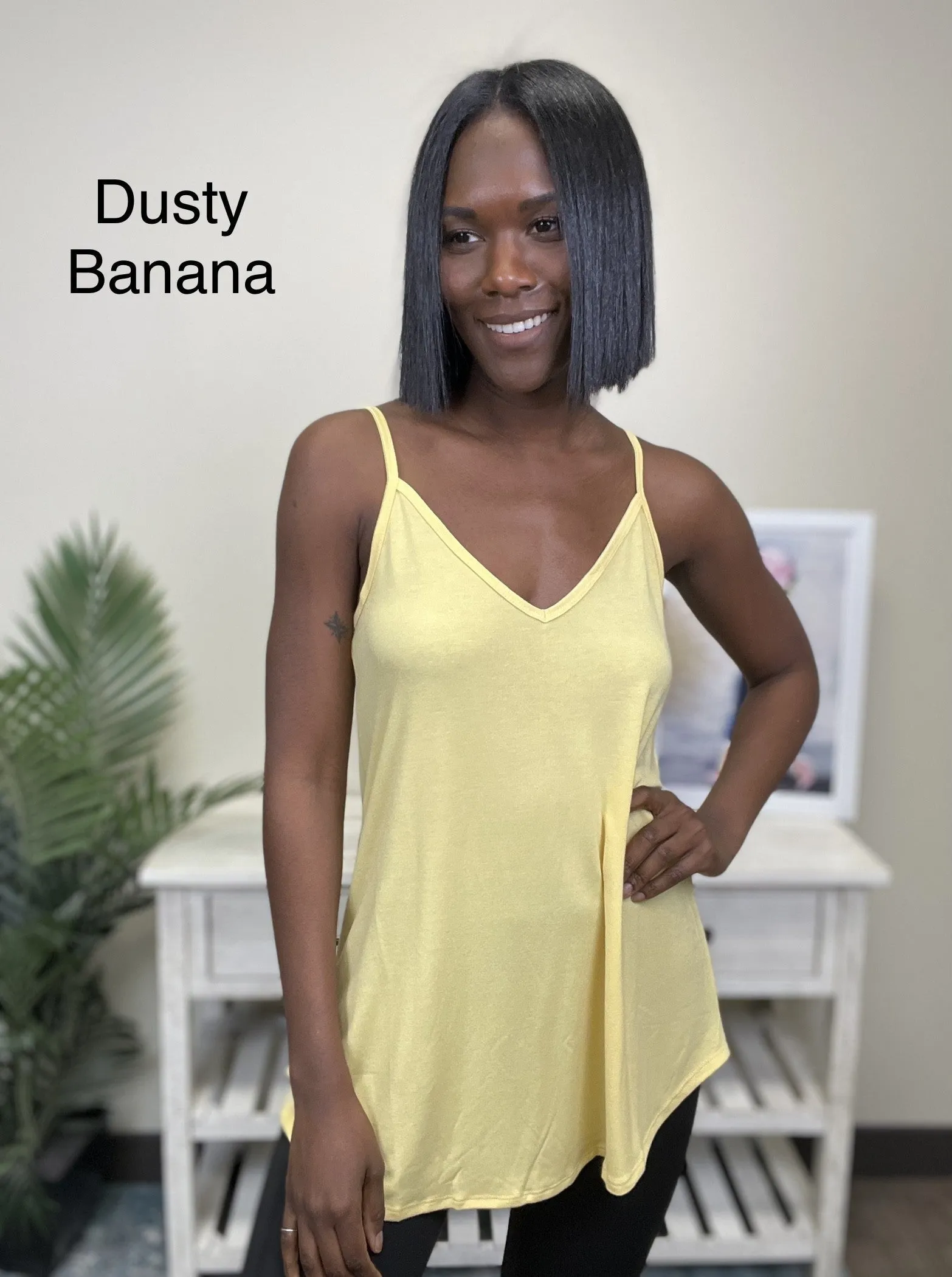 Reversible Women's Spaghetti Strap Layering Cami