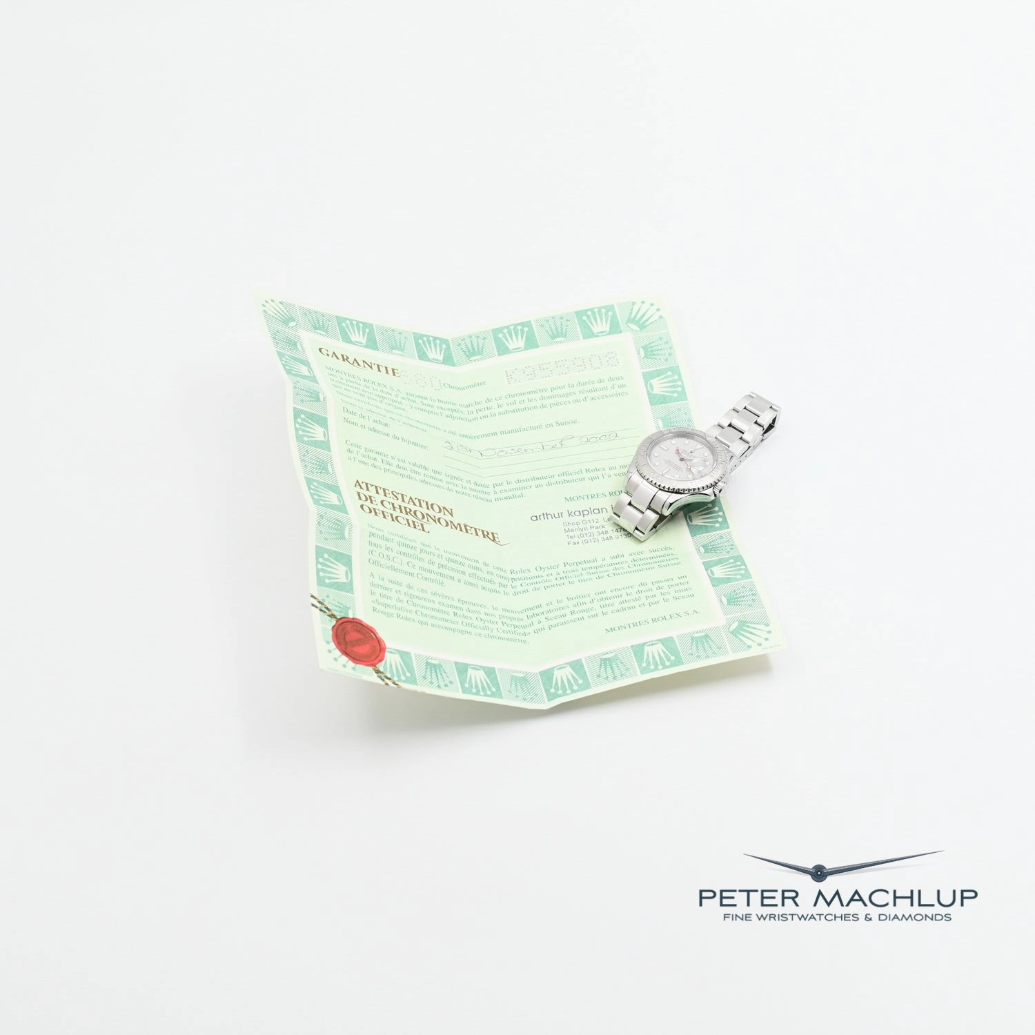Rolex Yachtmaster 40mm 2002