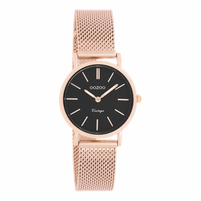 Rose gold coloured OOZOO watch with metal mesh bracelet - C20234,seiko watches,couple watches,watches designer,watches discount,women watches,best women watches,high end women's watches,high quality women's watches