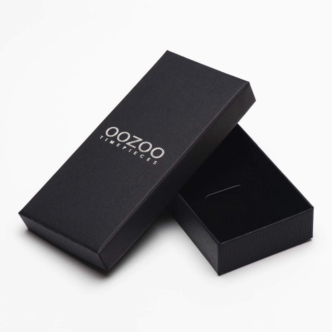Rose gold coloured OOZOO watch with metal mesh bracelet - C20234