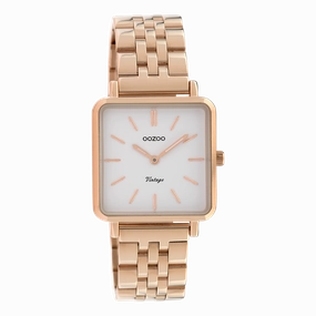 Rose gold coloured OOZOO watch with stainless steel bracelet - C9958,seiko watches,couple watches,watches designer,watches discount,women watches,best women watches,high end women's watches,high quality women's watches