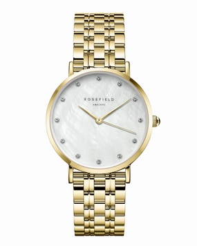 Rosefield The Upper East Side Crystals MOP Steel Gold Watch UWGSG-U31,quartz watch, quartz watches for men, quartz watches for women, best quartz watch, minimalist quartz watch, luxury quartz watch, waterproof quartz watch,analog quartz watch, digital quar