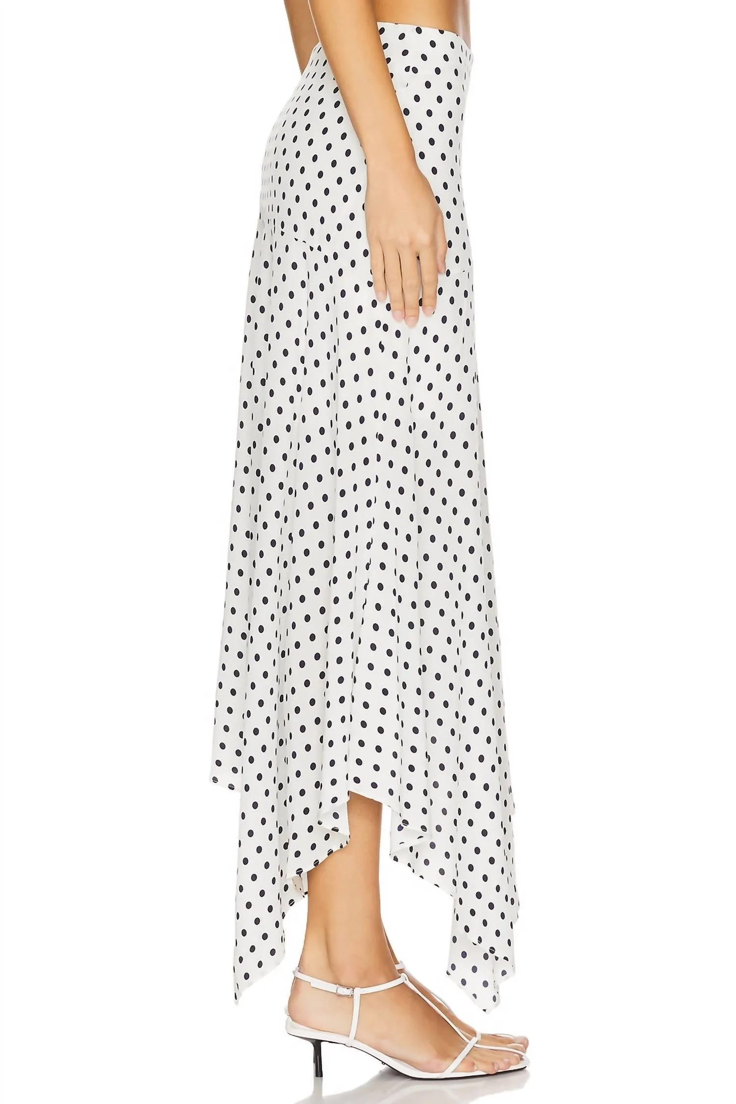 Rosemary Skirt In Ecru/navy