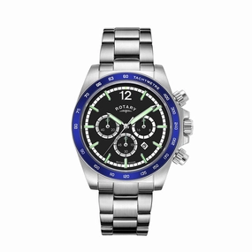 Rotary Henley Chronograph Stainless Steel Mens Watch GB05440/72 cheap digital watch best digital watch for men