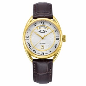 Rotary Traditional Leather Strap Mens Watch GS05533/21 