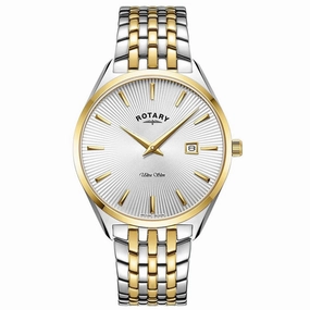 Rotary Two Tone Ultra Slim Mens Watch GB08011/02 
