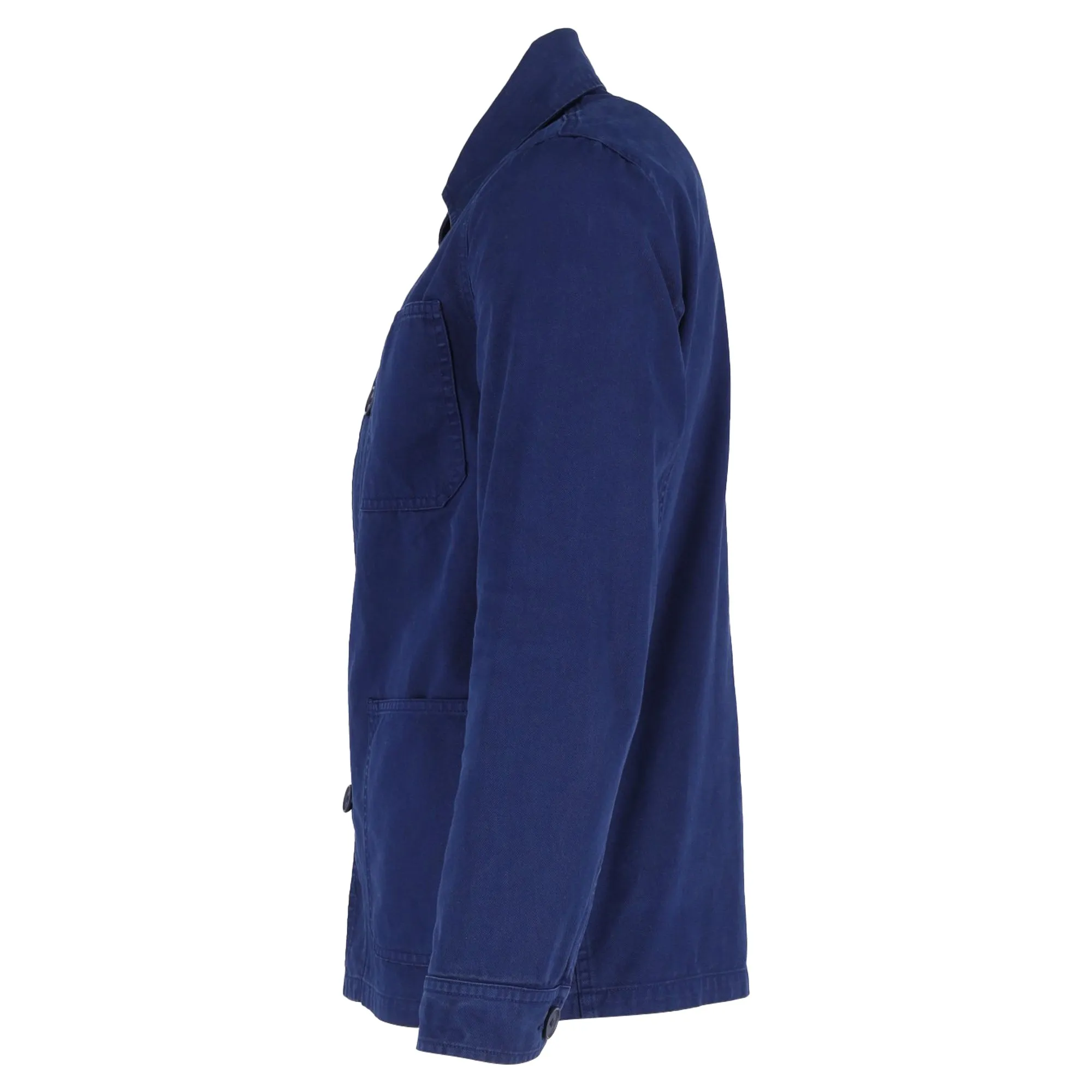 Sandro Paris Overshirt in Blue Cotton