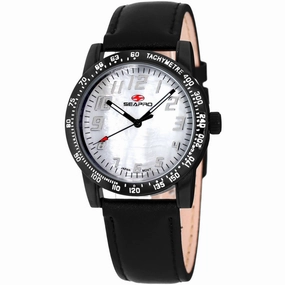 Seapro Women's Watch - Bold Quartz White Mother of Pearl Dial Leather Strap | SP5210 Luxury Quartz Watch Quartz Watch Sale
