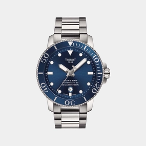 Seastar Men Analog Stainless Steel Watch T1204071104103 budget    watches    watches classic