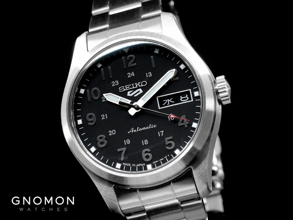 Seiko 5 Sports ??Field Sports Style?? Automatic 36 Black Ref. SBSA197