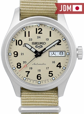 Seiko 5 Sports ??Field Sports Style?? Automatic 36 Desert Tan Ref. SBSA199 