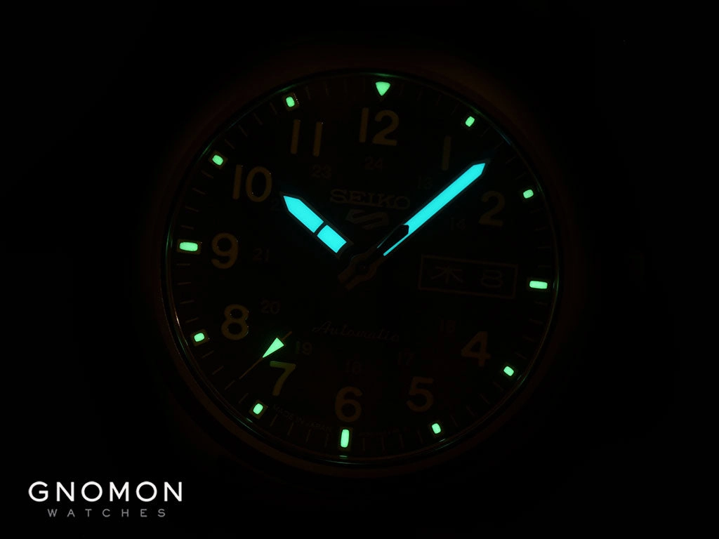 Seiko 5 Sports ??Military Style?? Black - Nylon Ref. SBSA117