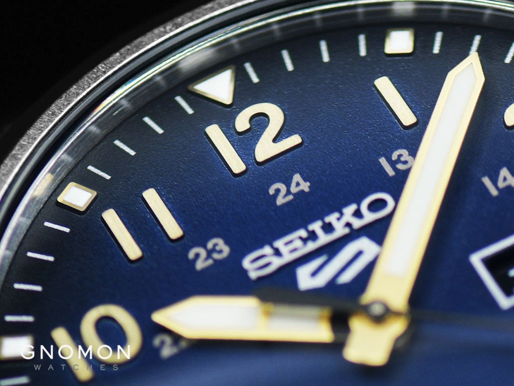 Seiko 5 Sports ??Military Style?? Blue - Leather Ref. SBSA119