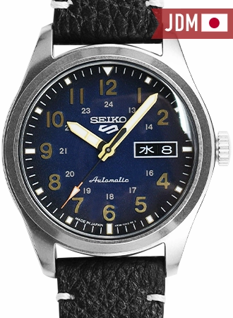 Seiko 5 Sports ??Military Style?? Blue - Leather Ref. SBSA119 