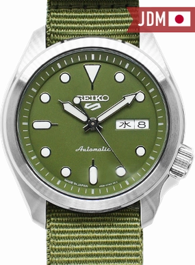 Seiko 5 Sports ??Sports Style?? Military Green 40 Ref. SBSA055 
