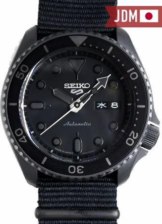 Seiko 5 Sports ??Street Style?? Blackout Ref. SBSA025 
