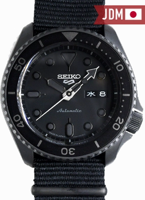 Seiko 5 Sports ??Street Style?? Blackout Ref. SBSA025 