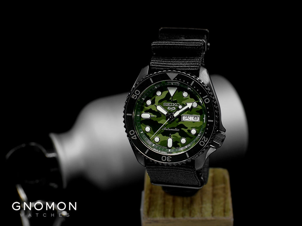 Seiko 5 Sports ??Street Style?? Camo Green Ref. SBSA173