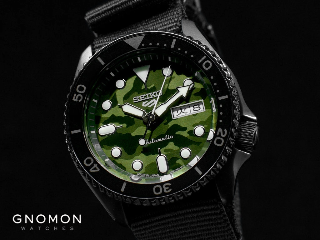 Seiko 5 Sports ??Street Style?? Camo Green Ref. SBSA173