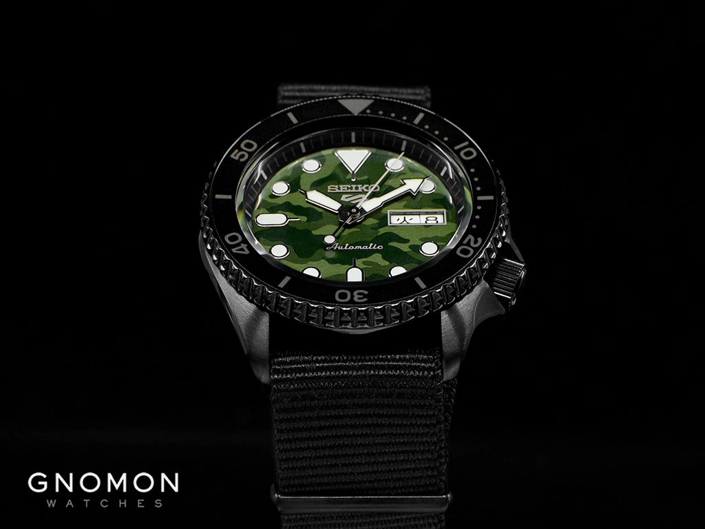 Seiko 5 Sports ??Street Style?? Camo Green Ref. SBSA173