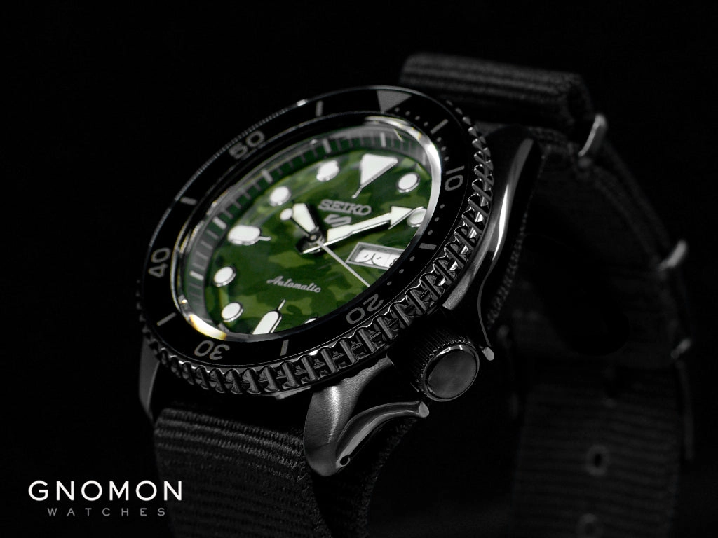 Seiko 5 Sports ??Street Style?? Camo Green Ref. SBSA173