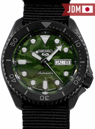 Seiko 5 Sports ??Street Style?? Camo Green Ref. SBSA173 
