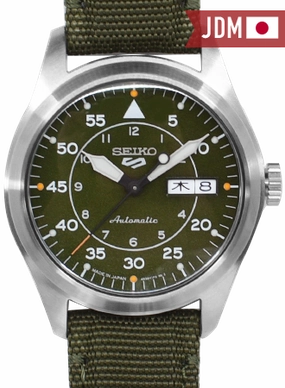 Seiko 5 Sports ??Street Style?? Flieger Khaki Green Ref. SBSA141 