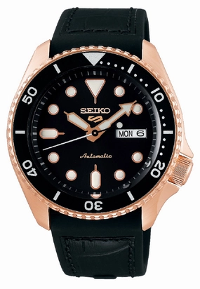 SEIKO 5 Sports SRPD76K1 Automatic Watch for Men Affordable Leather Watch Leather Watch Discount