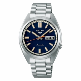 Seiko 5 Sports SXNS 'Rinse Blue' Stainless Steel Mens Watch SRPK87K1 