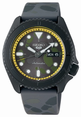 Seiko 5 SRPH69K1  Sports One Piece Sanji Limited Edition Automatic Watch Men,silicone watch,silicone strap watch,silicone watches for men,silicone watches for women,unisex silicone watch,kids silicone watch,sports silicone watch,casual silicone watch,water