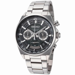 Seiko Men's Watch - Chronograph Green Dial Stainless Steel Bracelet | SSB405P1 Luxury Quartz Watch Quartz Watch Sale