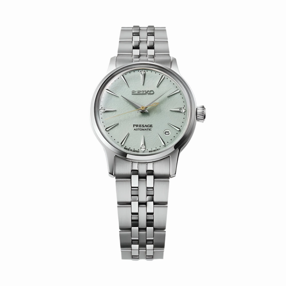 Seiko Presage ??Frozen Mojito?? Diamond Cocktail Time Ladies Watch SRPL63J1