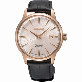 Seiko Presage Cocktail Time SRPL20J Australasian Lark II Limited Edition "Ichigo Ichie" Affordable Leather Watch Leather Watch Discount