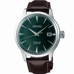 Seiko Presage SRPD37J 'The Mockingbird' Cocktail Series Watch Affordable Leather Watch Leather Watch Discount