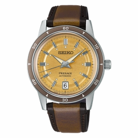 Seiko Presage Style 60s Leather Band SRPL75J 