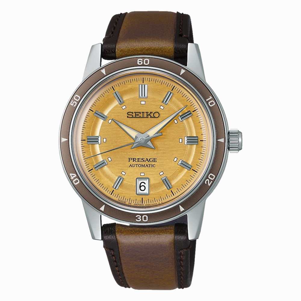 Seiko Presage Style 60s Leather Band SRPL75J 