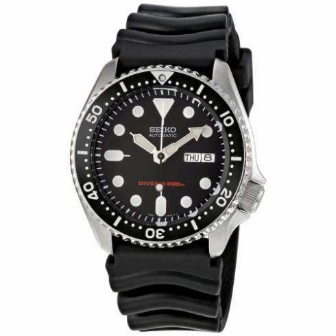 SEIKO SKX007K Automatic Rubber Strap Watch for Men,silicone watch,silicone strap watch,silicone watches for men,silicone watches for women,unisex silicone watch,kids silicone watch,sports silicone watch,casual silicone watch,waterproof silicone watch,silic